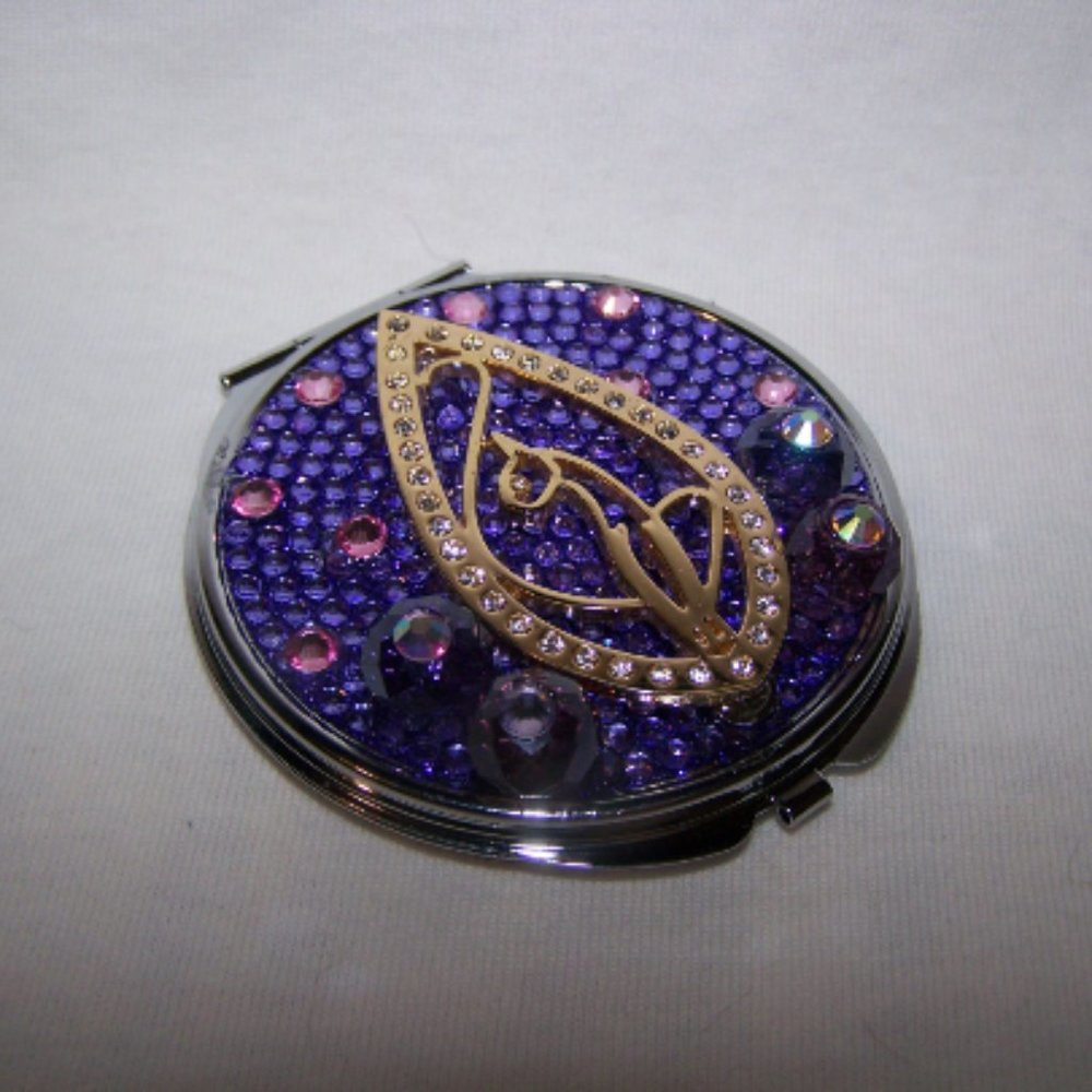 Baby Phat Embellished Compact Mirror Accessory